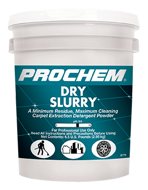 Prochem Dry Slurry is Perfect for use in restaurants, commercial settings and residential homes.