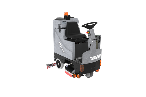 Tomcat's Pro Scrubbers offer the great productivity of Rider machines but with better maneuverability than Walk Behinds. 