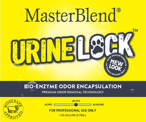 UrineLock is a specially formulated pet odor and stain solution that combines the effectiveness of odor encapsulation with the long-lasting stain and odor fighting capabilities of bio-enzymes. Odor encapsulation provides immediate odor relief. Biotechnology for stain and long lasting odor removal.