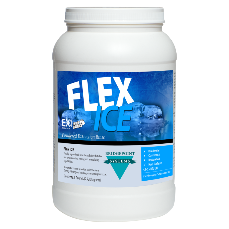 Extraction Rinse, Flex Ice, 6 Lbs