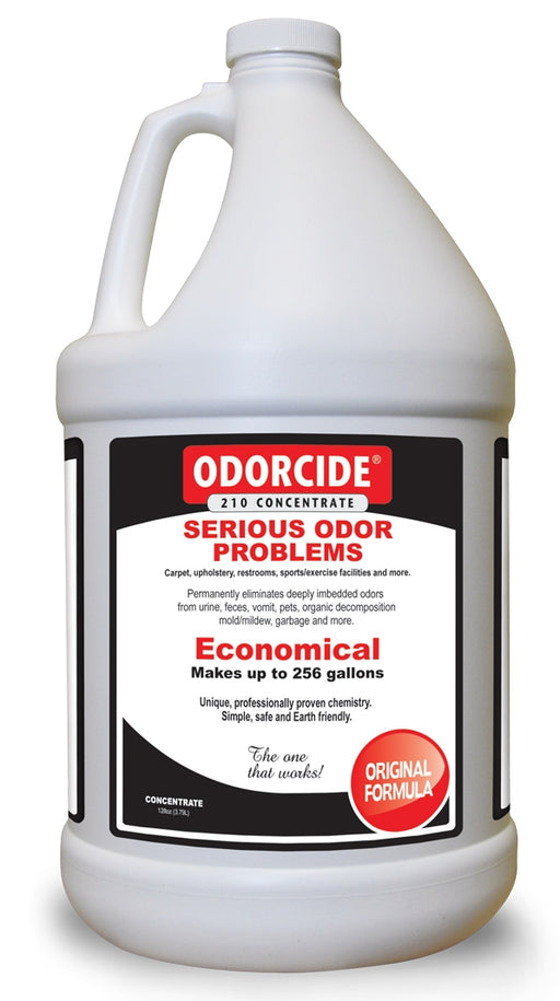 For general carpet deodorizing, add odorcide directly to the cleaning extraction system insuring it penetrates to the odor source.