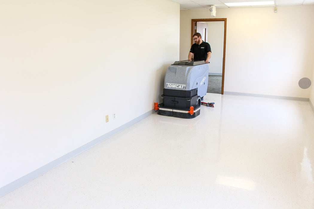 Tomcat's HERO Floor Scrubber Dryer is known for its simple design and durable construction, offering unmatched value for the customer. 