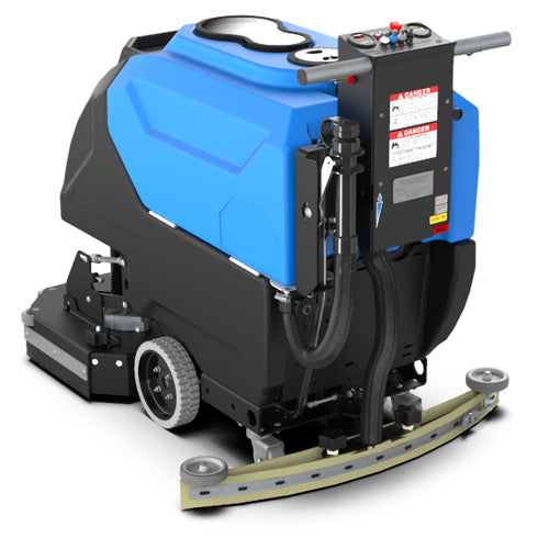 With performance and durability to get the job done faster time after time, the M26 Floor Scrubber cleans in every area of the facility due to its easy-to-maneuver design and medium footprint. 