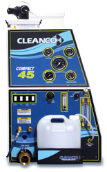 Complete truckmount operation starts with the precisely designed control panel featuring a gauge monitoring package, pressure & temperature controls and a dual speed setting for upholstery, carpet or hard surface cleaning. 