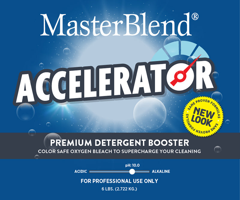 Accelerator Premium Detergent Booster has a unique property that increases the cleaning strength of any liquid or powder detergents.
