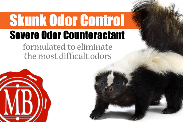  Skunk Odor Control  is an effective water-based odor counteractant.