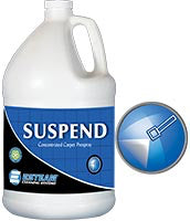 Suspend is an advanced high performance concentrated pre- conditioner for all types of soiled carpet.